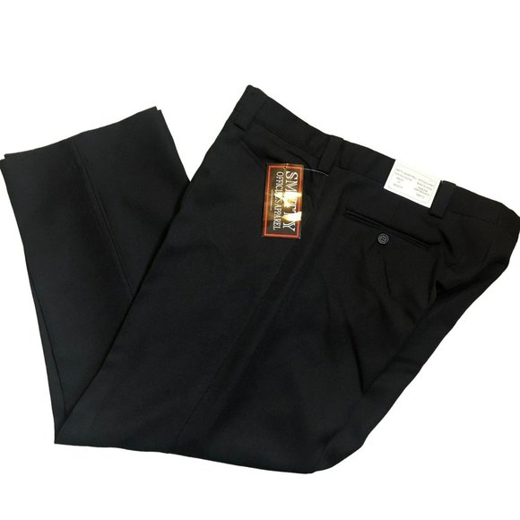 SMITTY BKS275 Flat Front Officials Pants 34W NWT - Picture 1 of 4